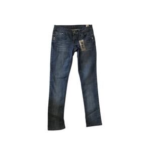 H & G Women's Size 7 Rhinestone Embellished Blue Jeans - Style 11778 - NWT  682